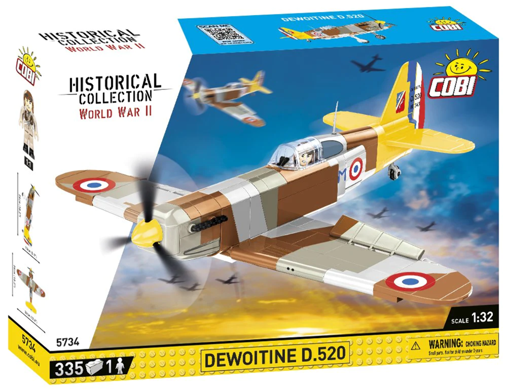 COBI HISTORICAL COLLECTION WWII DEWOITINE D.520 5734