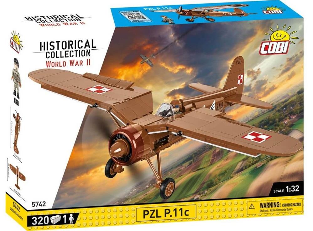 COBI HISTORICAL COLLECTION WWII PZL P.11C 5742