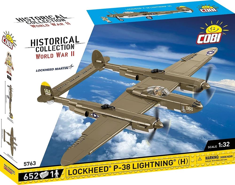 COBI HISTORICAL COLLECTION WWII LOCKHEED P-38H LIGHTNING 5763