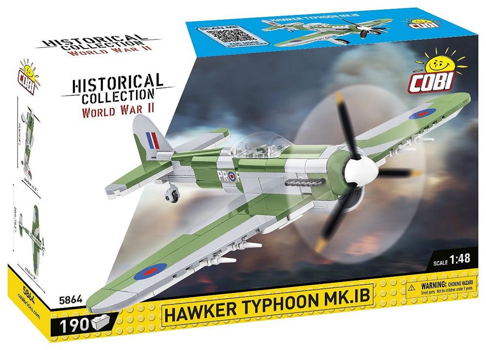COBI HISTORICAL COLLECTION WWII HAWKER TYPHOON MK.1B 5864
