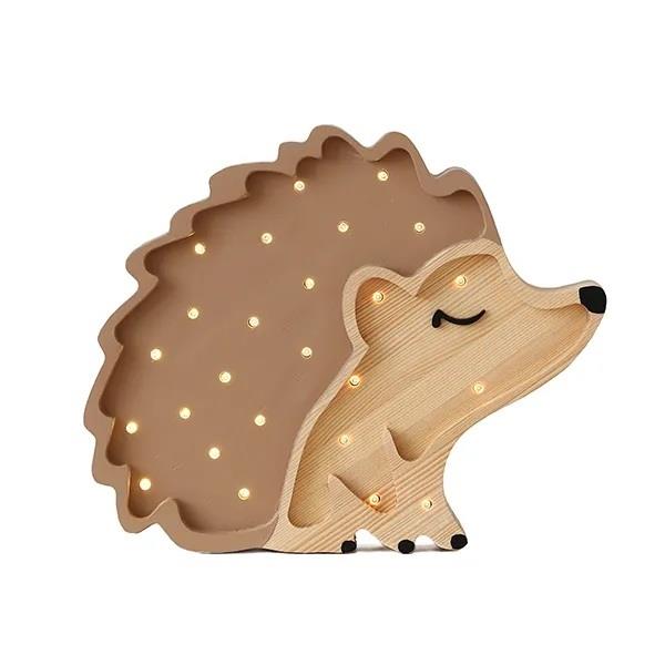 LITTLE LIGHTS HEDGEHOG LAMP AUTUMN BROWN 055-467