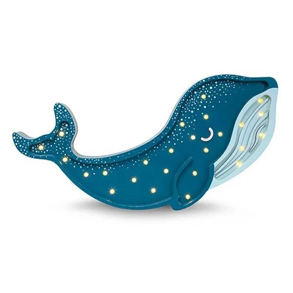LITTLE LIGHTS WHALE LAMP GALAXY TEAL 062-440