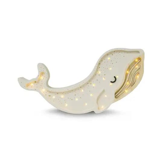 LITTLE LIGHTS WHALE LAMP ALBINO WHITE 062-001