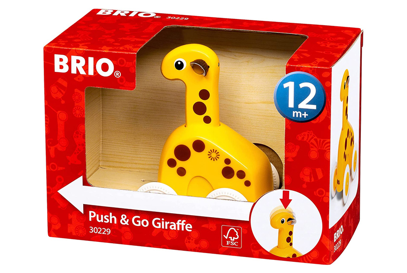 BRIO PUSH & GO GIRAFFA 30229