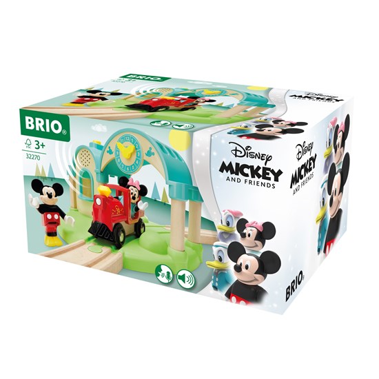 BRIO STAZIONE PARLANTE DI MICKEY MOUSE / TOPOLINO A BATTERIE 32270