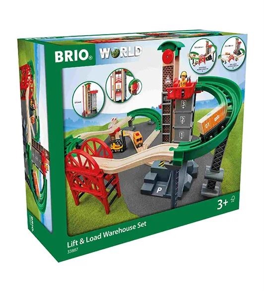 BRIO SET MAGAZZINO SOLLEVA E CARICA 33887