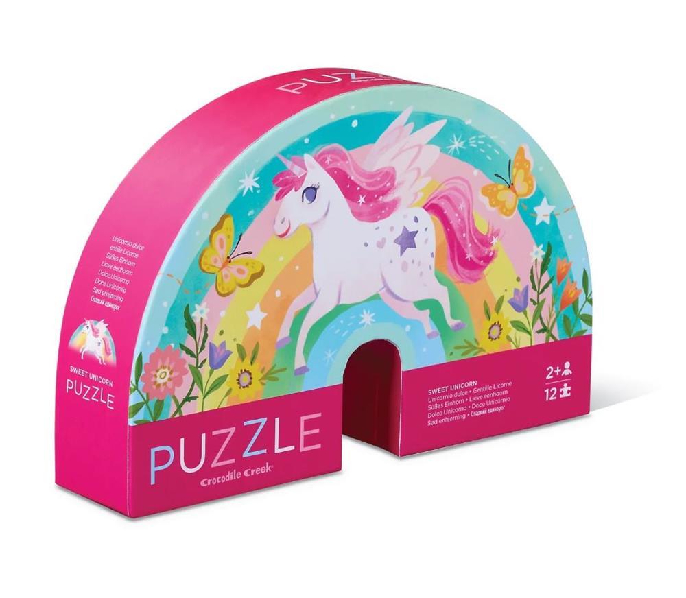 CROCODILE CREEK MINI PUZZLE DOLCE UNICORNO 12 PZ 41197