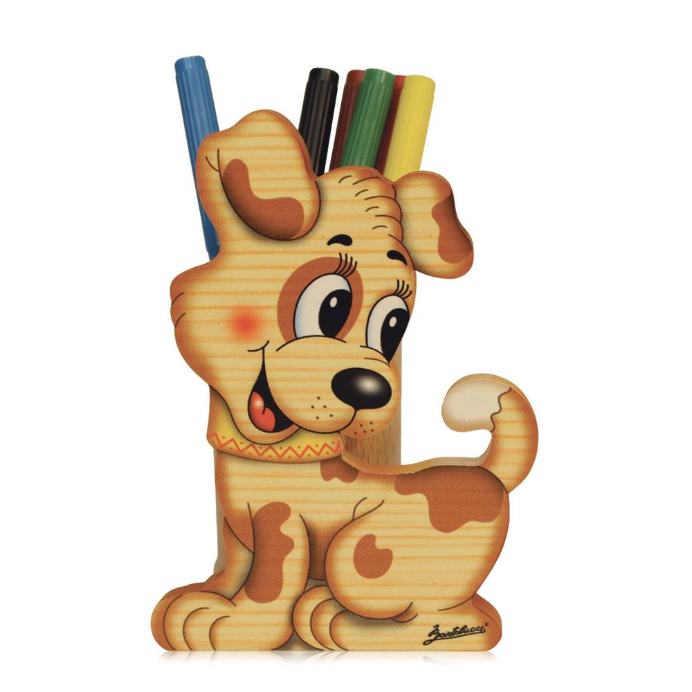 BARTOLUCCI PORTAPENNE GRANDE IN LEGNO CANE NUOVO PFPPGR0001100