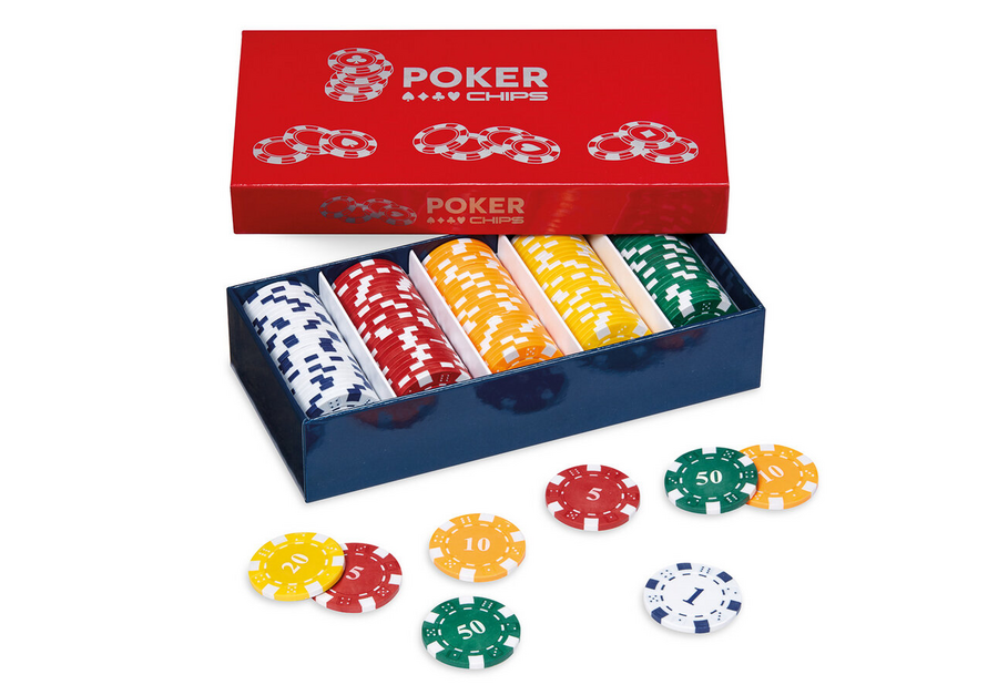 DAL NEGRO SCATOLA DA 125 FICHES DA POKER 03480