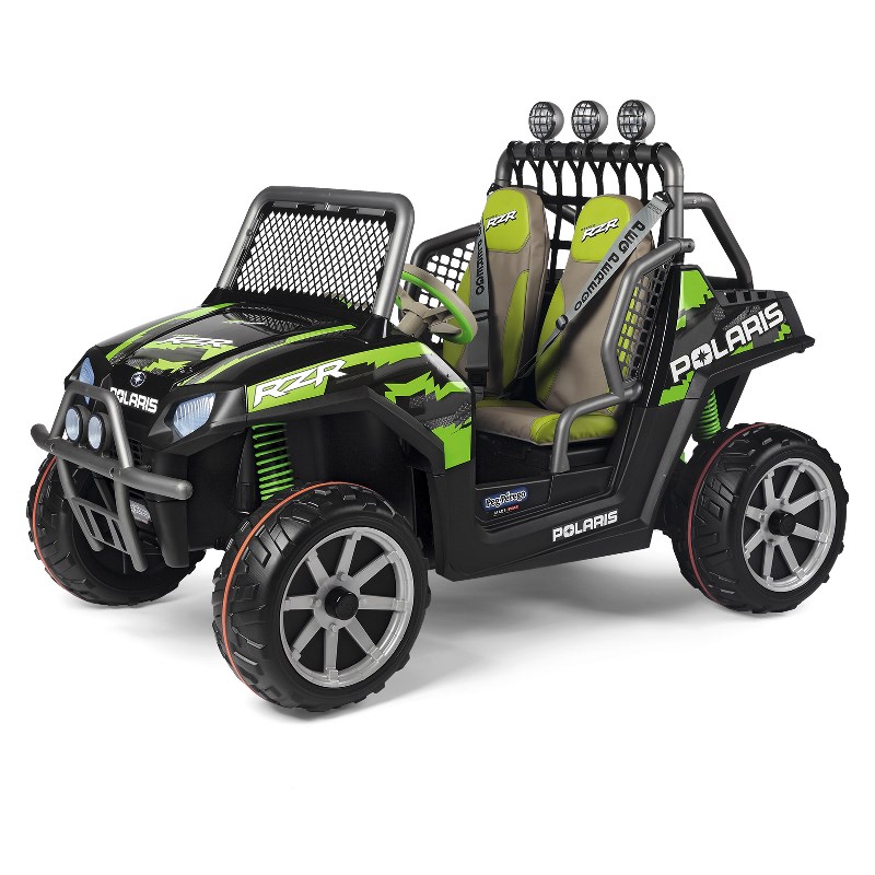 PEG PEREGO AUTO ELETTRICA POLARIS RANGER RZR GREEN SHADOW IGOD0534