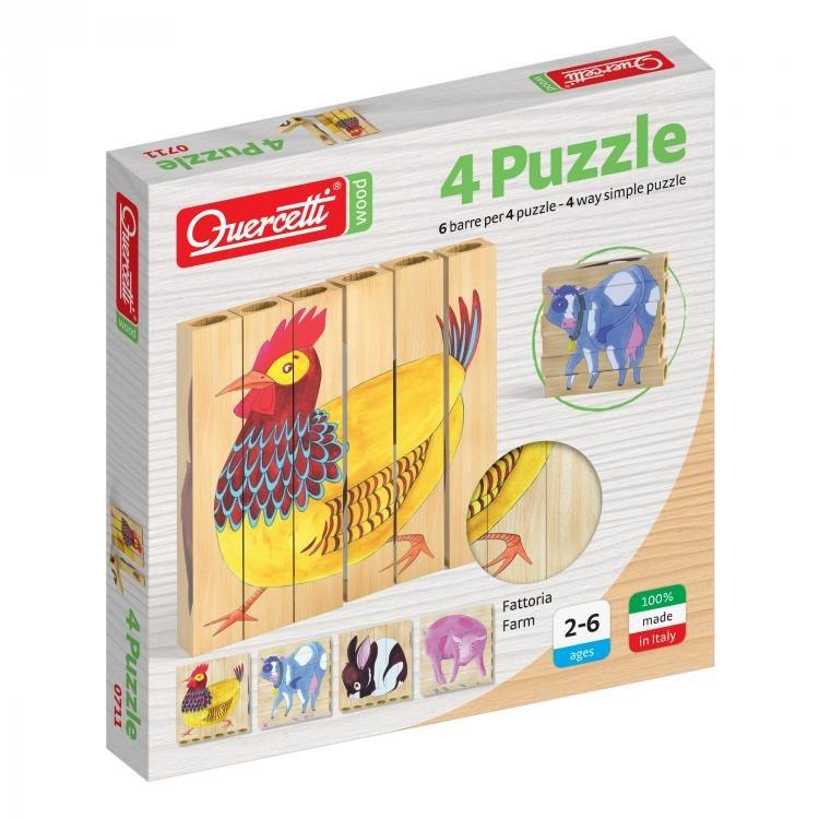 QUERCETTI LA FATTORIA IN 4 PUZZLE 0711