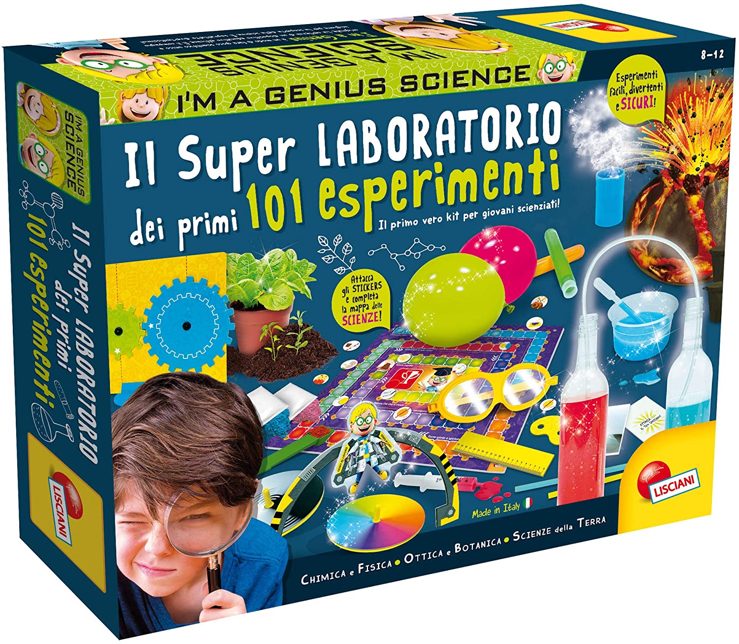 LISCIANI GIOCHI I'M A GENIUS IL SUPER LABORATORIO DEI PRIMI 101 ESPERIMENTI 69330