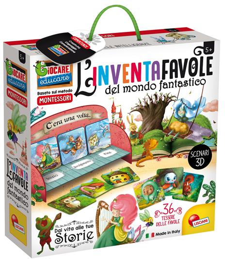 LISCIANI GIOCHI MONTESSORI L'INVENTAFAVOLE DEL MONDO FANTASTICO 72644