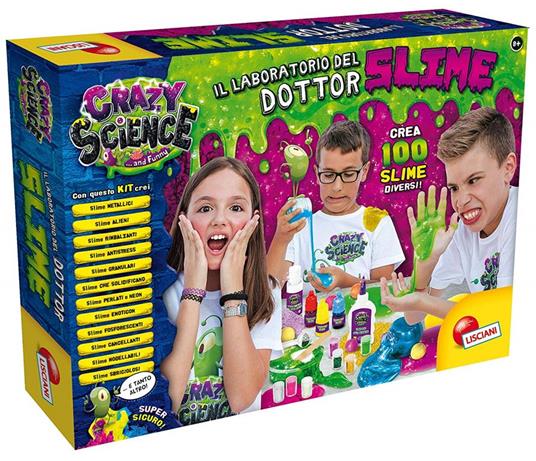 LISCIANI GIOCHI CRAZY SCIENCE IL GRANDE LABORATORIO DEL DOTTOR SLIME 77496