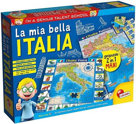 LISCIANI GIOCHI I'M A GENIUS GEOPUZZLE LA MIA BELLA ITALIA 80571