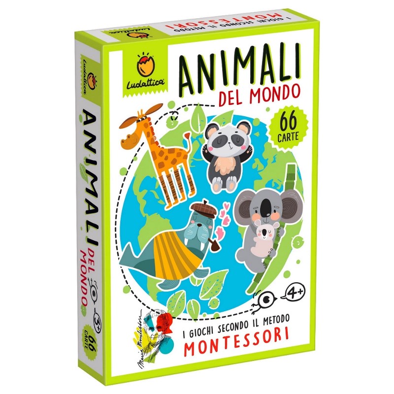 LUDATTICA CARTE MONTESSORI - GLI ANIMALI 81998