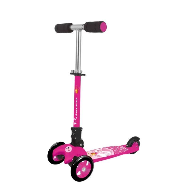 GARLANDO MONOPATTINO A TRE RUOTE ADVENTURE KID PRINCESS FUCSIA / NERO GRG-004