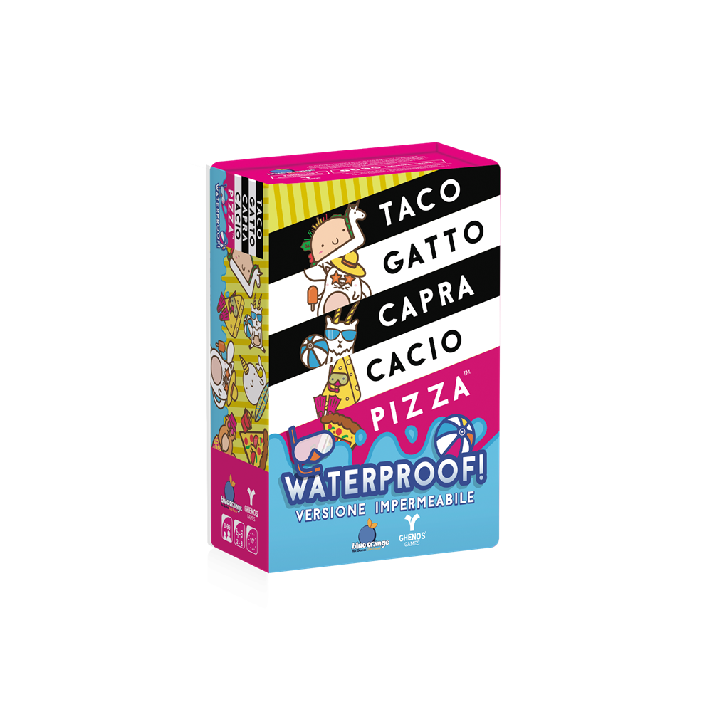 GHENOS GAMES TACO GATTO CAPRA CACIO PIZZA - WATERPROOF GHE325