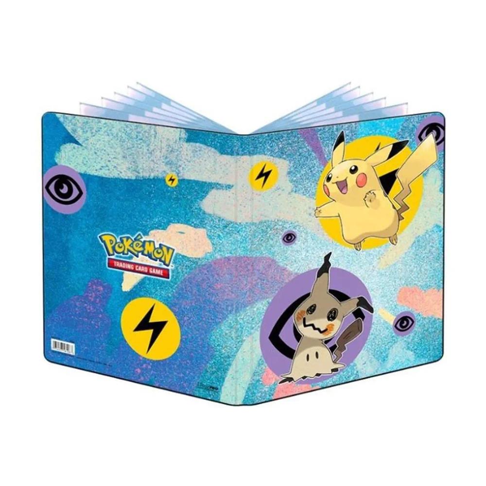 GAMEVISION POKEMON PIKACHU E MIMIKYU ALBUM CARTE DA GIOCO 9 TASCHE UP16108