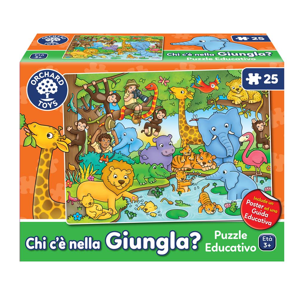 ORCHARD CHI C’È NELLA GIUNGLA? - PUZZLE 24 PZ ORC0301