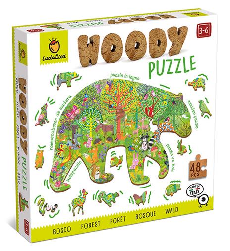 LUDATTICA WOODY PUZZLE BOSCO 21252