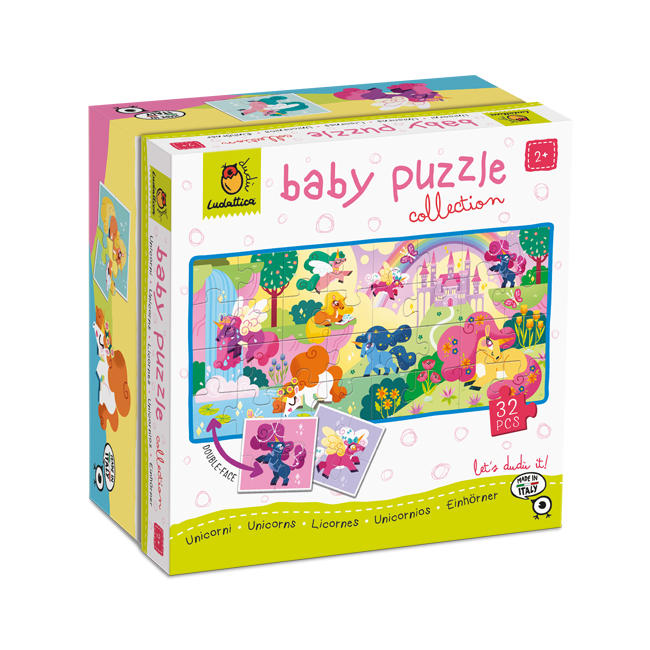 LUDATTICA UNICORNI DUDÙ BABY PUZZLE COLLECTION 32PZ 21849