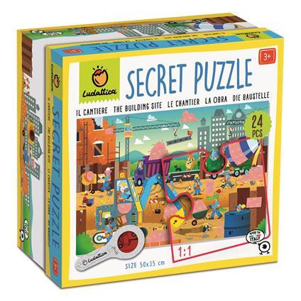 LUDATTICA IL CANTIERE. SECRET PUZZLE 24PZ 22594