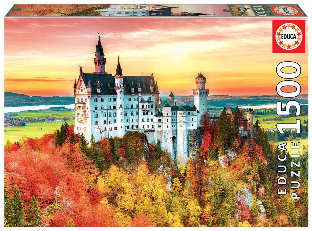 EDUCA PUZZLE AUTUNNO IN NEUSCHWANSTEIN - AUTUMN IN NEUSCHWANSTEIN - 1500 PZ 19042