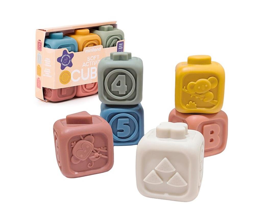 MINILAND 6 CUBI ATTIVITÀ SOFT 97316