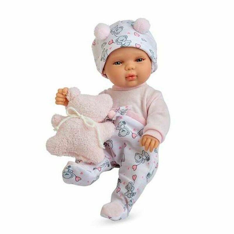 BERJUAN BABY SMILE PIGIAMA ROSA 30CM 0497