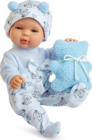 BERJUAN BABY SMILE PIGIAMA AZZURRO 30 CM 0498