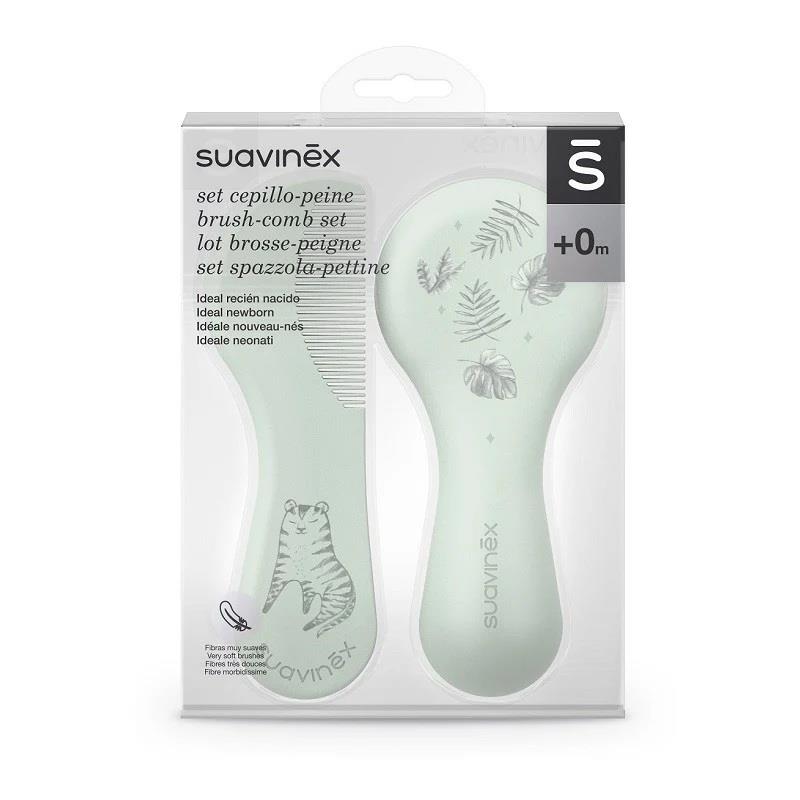 SUAVINEX SPAZZOLA E PETTINE BIRDIES VERDE 403063