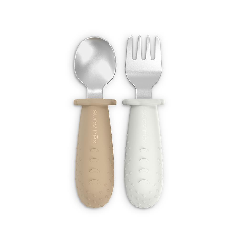 SET POSATE  EVOLUTIVE IN ACCIAIO BEIGE