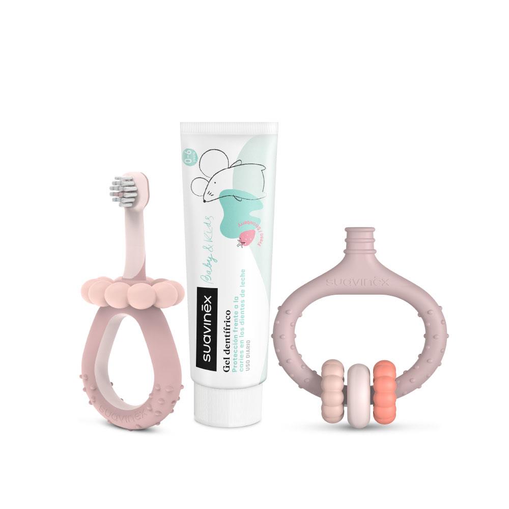 SUAVINEX ORAL CARE IL MIO PRIMO SET DI IGIENE ORALE +0M ROSA 309000