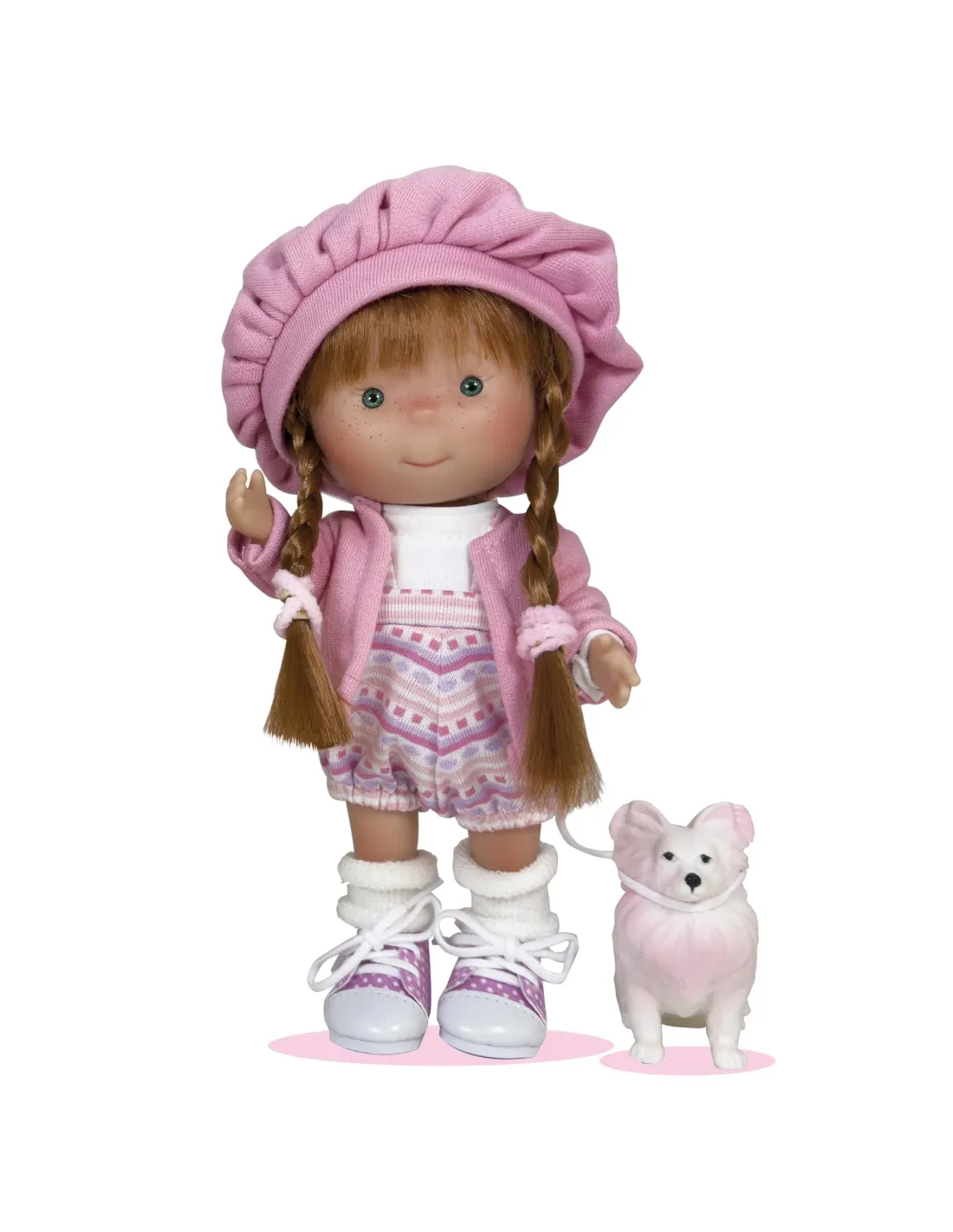 NINES D'ONIL BAMBOLA LITTLE PIPPA PET BRAIDS 23 CM 3205