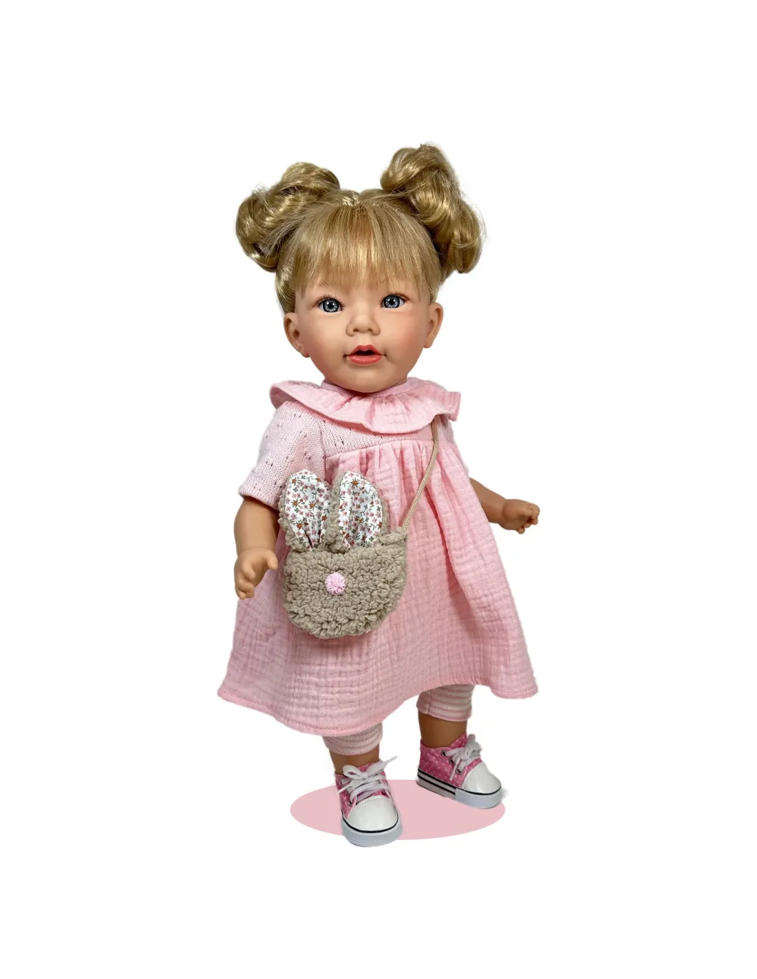 NINES D'ONIL BAMBOLA CHLOÉ RABITT PINK 45 CM 6460