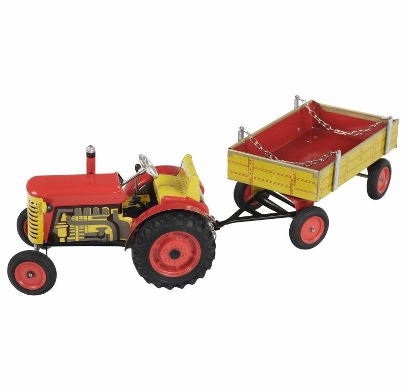 KOVAP 395 ZETOR TRATTORE CON RIMORCHIO ROSSO