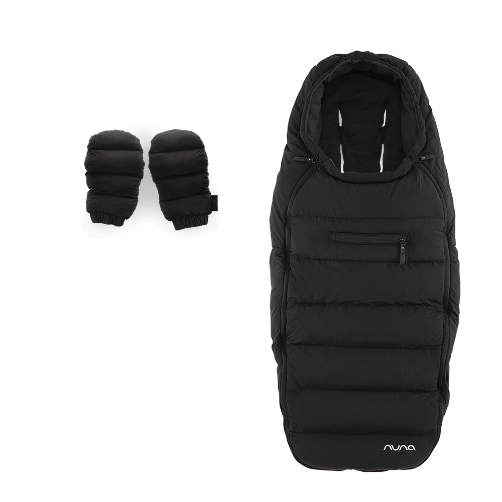 NUNA KIT INVERNALE PER PASSEGGINO SACCO + MUFFOLE CAVIAR FG000000CVR