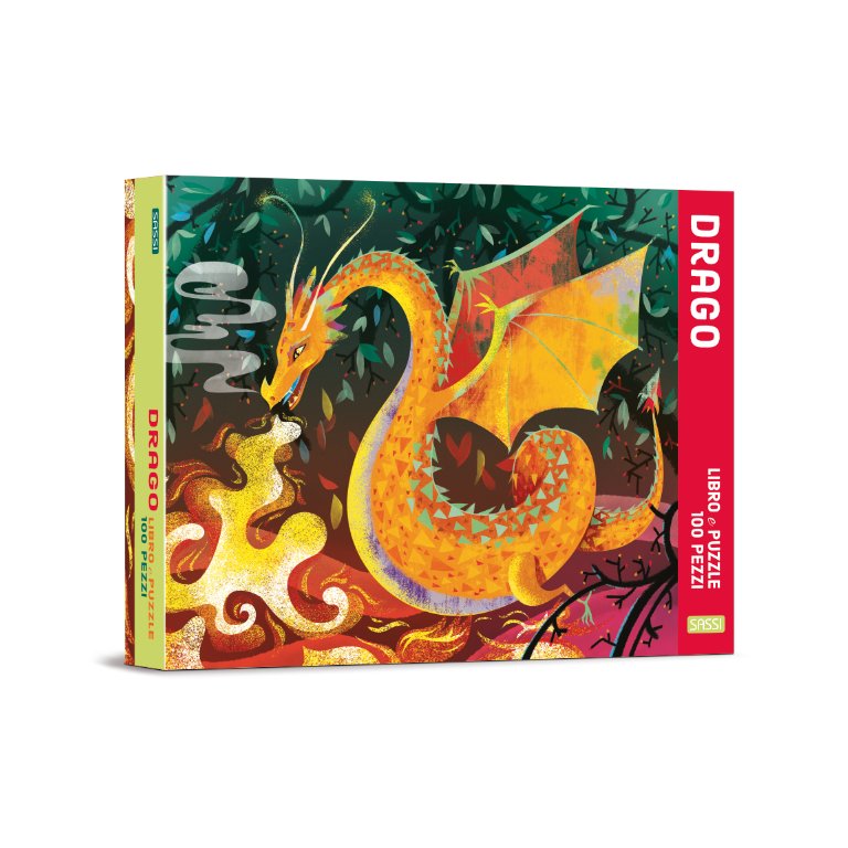 SASSI EDITORE 100 PIECE PUZZLE - DRAGO