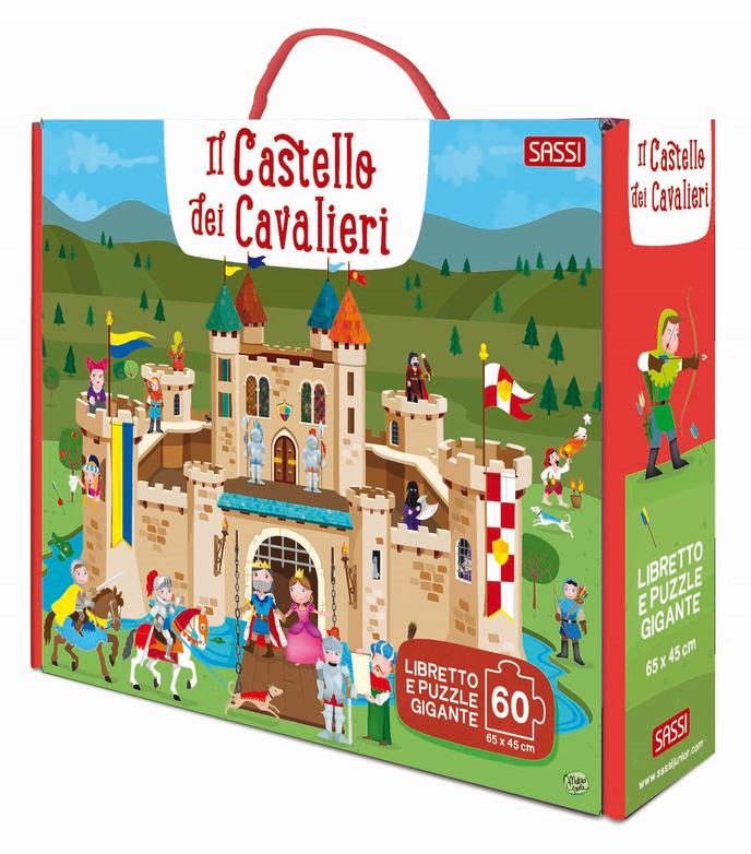 SASSI EDITORE IL CASTELLO DEI CAVALIERI - GIANT PUZZLE AND BOOK