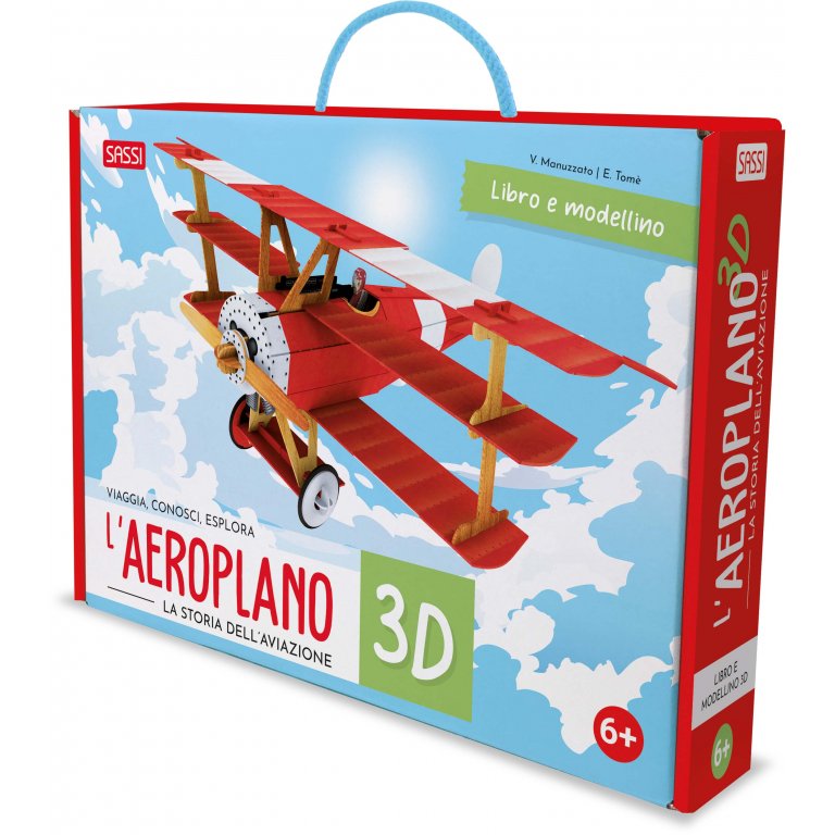 SASSI EDITORE L'AEROPLANO 3D. LA STORIA DELL'AVIAZIONE. NUOVA EDIZIONE 2021