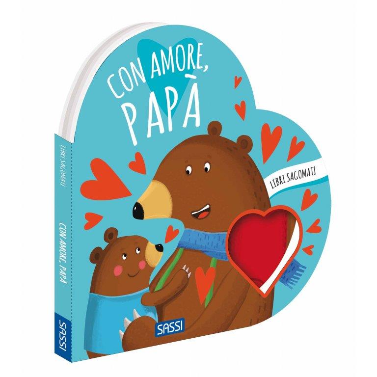 SASSI EDITORE CON AMORE PAPÀ - LIBRI SAGOMATI