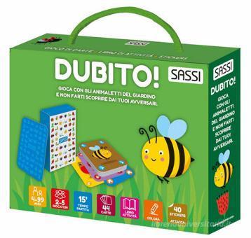 SASSI EDITORE DUBITO! IL GIARDINO - VALIGETTA CON CARTE E STICKERS