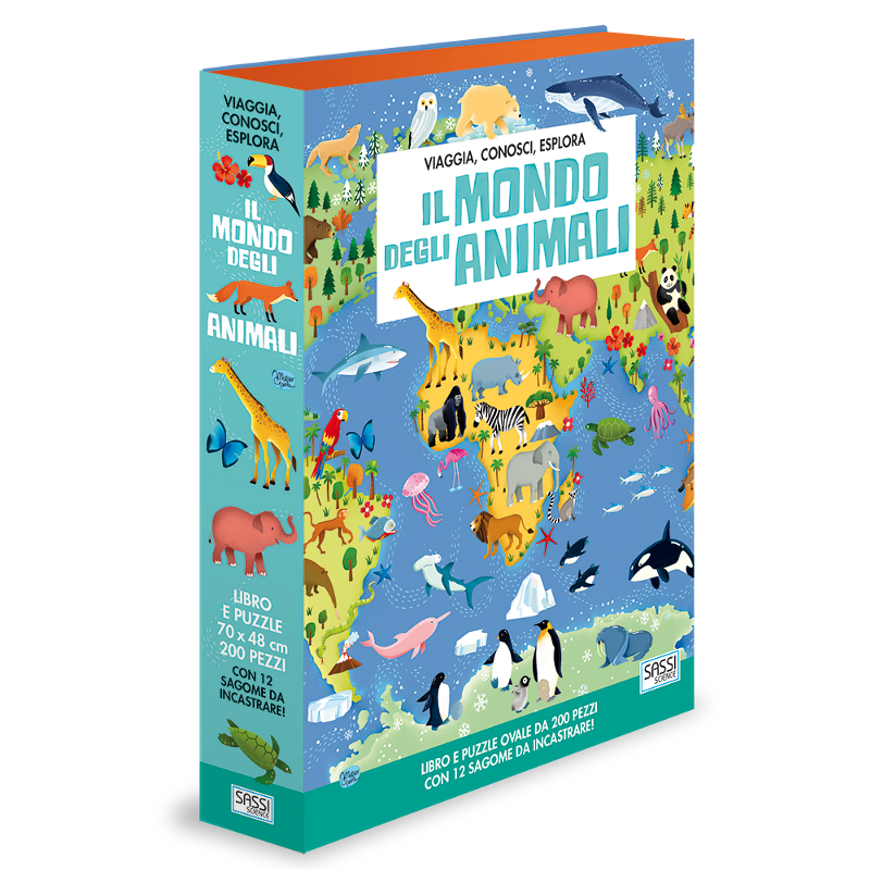 SASSI EDITORE VIAGGIA, CONOSCI, ESPLORA. IL MONDO DEGLI ANIMALI di M. Gaule, E. Tomè, I. Trevisan, V. Bonaguro