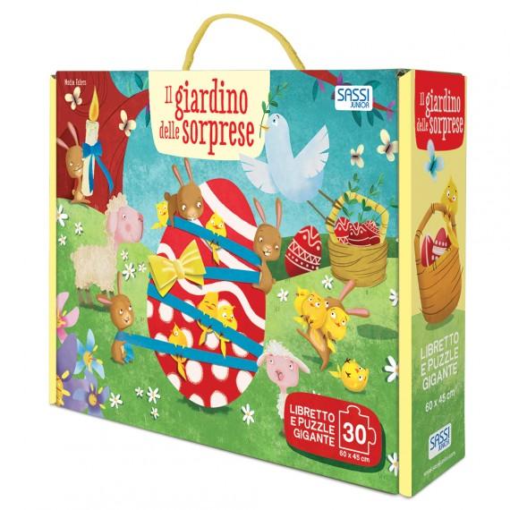 SASSI EDITORE IL GIARDINO DELLE SORPRESE CON PUZZLE GIGANTE di Nadia Fabris, Irena Trevisan