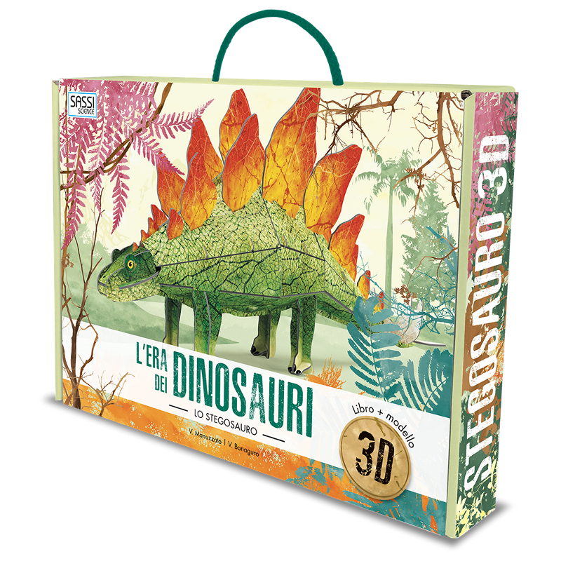 SASSI EDITORE L'ERA DEI DINOSAURI. LO STREGOSAURO IN 3D di V. Bonaguro, V. Manuzzato