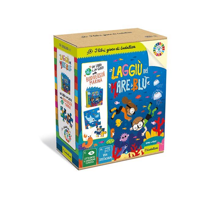 LUDATTICA PER AGENDA 2030 LAGGIÙ NEL MARE BLU - LIBRO E GIOCO 47488