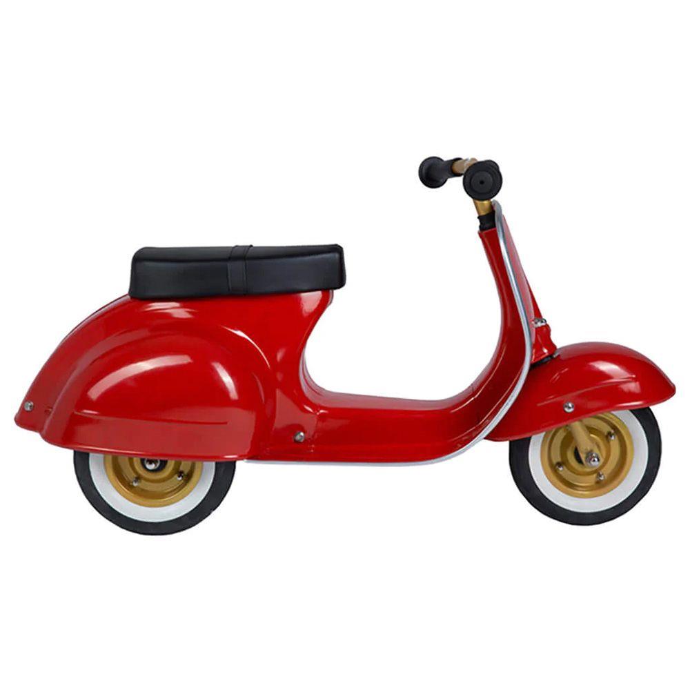 AMBOSSTOYS PRIMO CLASSIC VESPA ROSSA CON PORTAPACCHI ANTERIORE